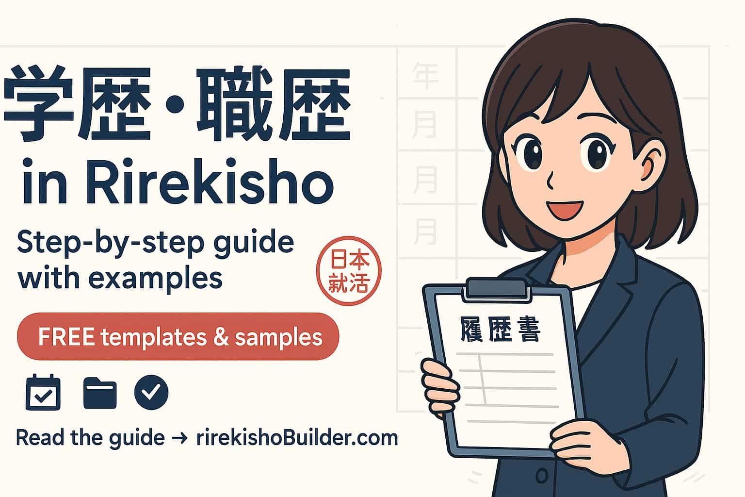 How to Write the Education &amp; Work History Section in a Japanese Rirekisho (学歴・職歴)