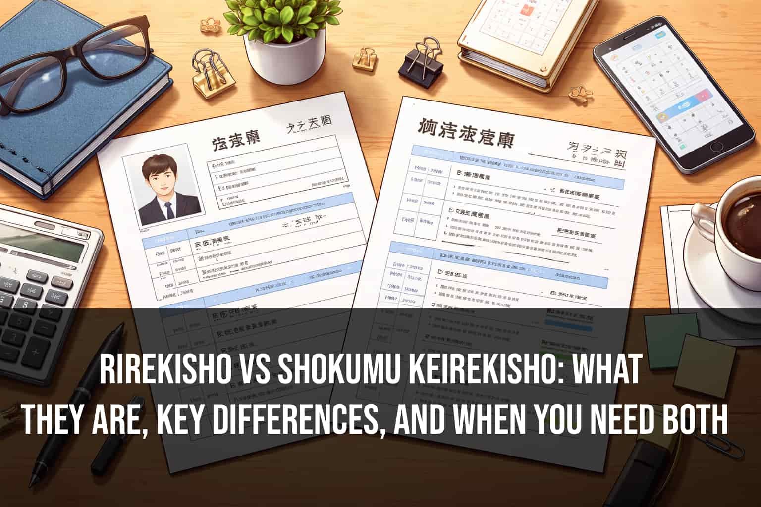 Rirekisho vs Shokumu Keirekisho: What They Are, Key Differences, and When You Need Both