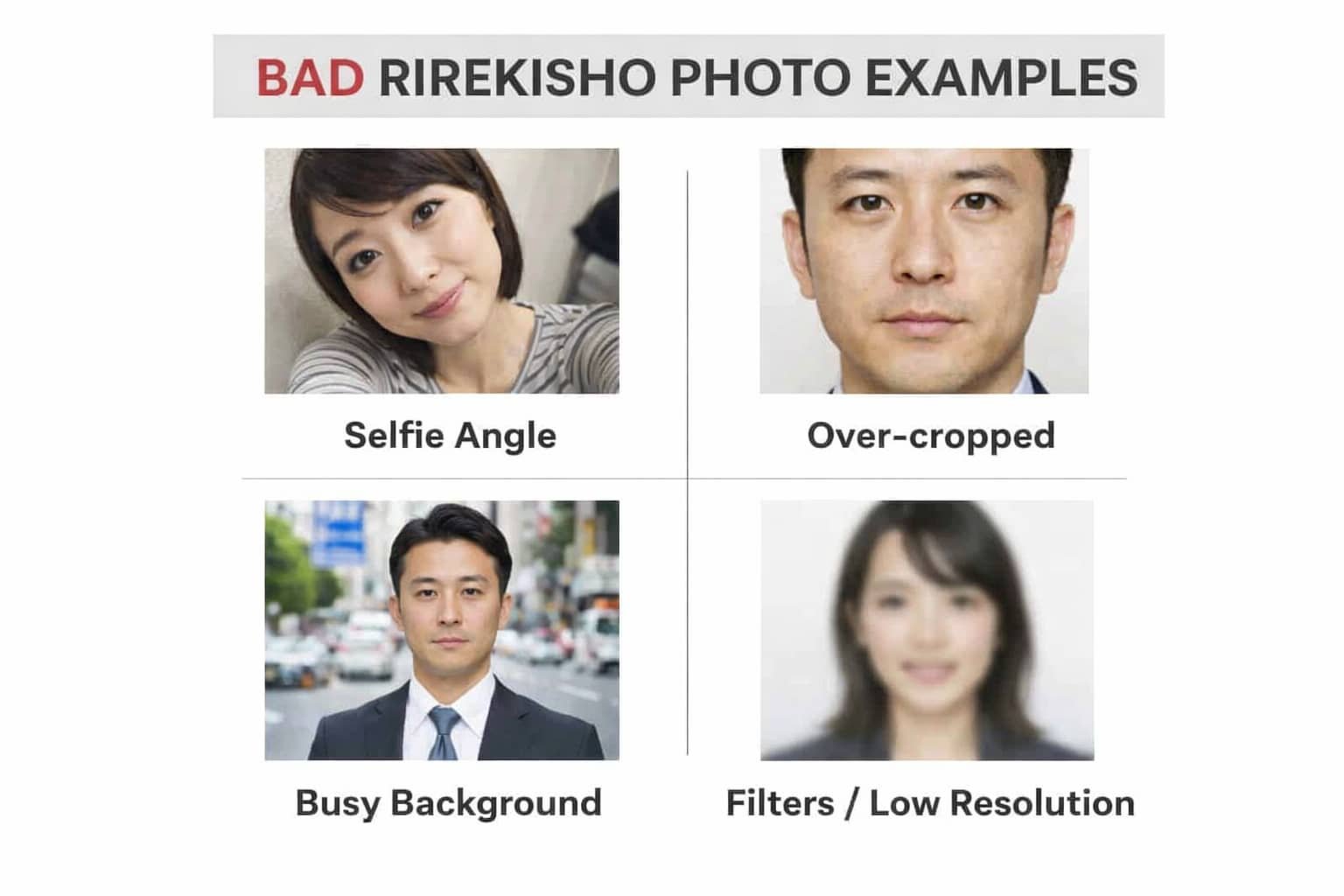 Japanese Rirekisho Photo Guide: Best Resume Picture Rules + RirekishoBuilder Crop Tool Tutorial