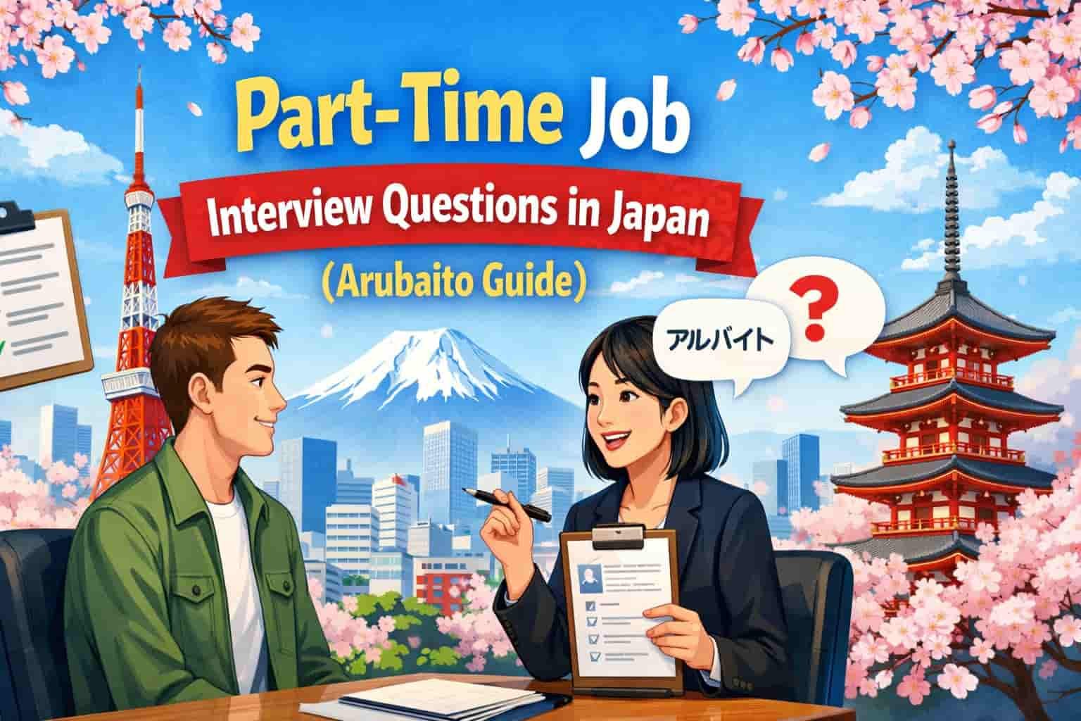 Part-Time Job Interview Questions in Japan (Arubaito Guide)