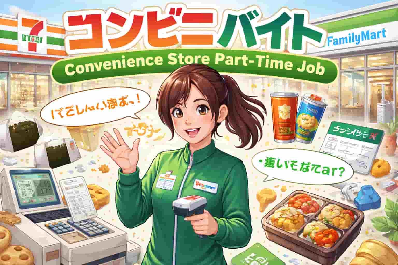 Convenience Store Part-Time Job Japanese Vocabulary and Customer Service Phrases (7-Eleven, Lawson, FamilyMart)