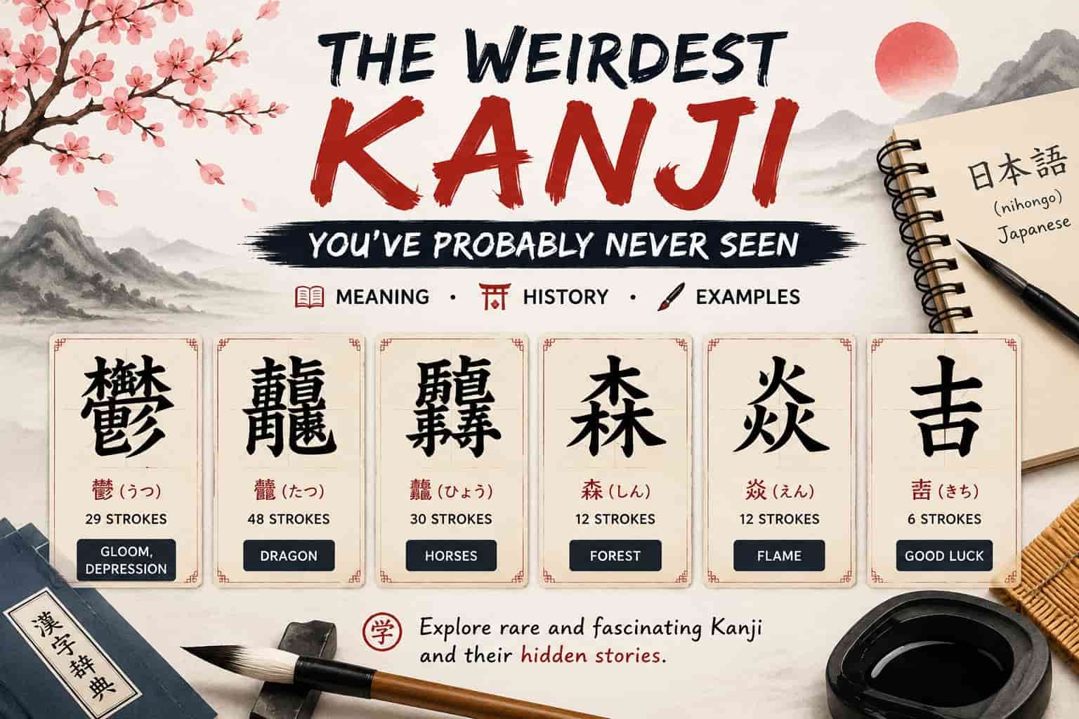 The Weirdest Kanji You've Probably Never Seen